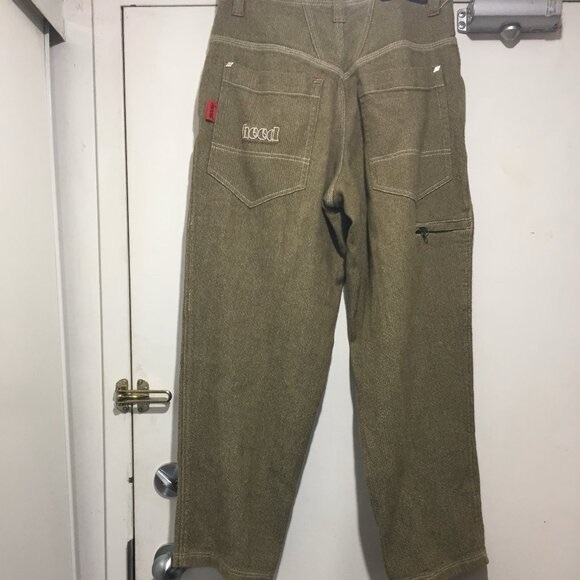 VINTAGE HOOD WIDE LEG PANTS SIZE 32 - Picture 7 of 10